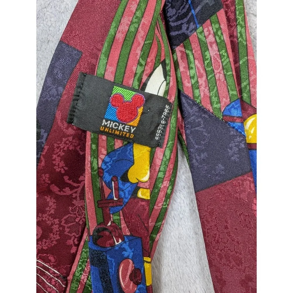 Vintage Disney Mickey Mouse Ulimited Tie Disneyland Park Resort
